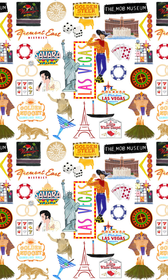 8 oz Iconic Las Vegas Ice Cream, Soup, Favor Cup - Set of 12