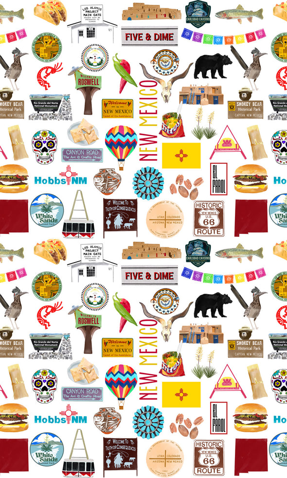 Iconic New Mexico Watercolor Ceramic Mug