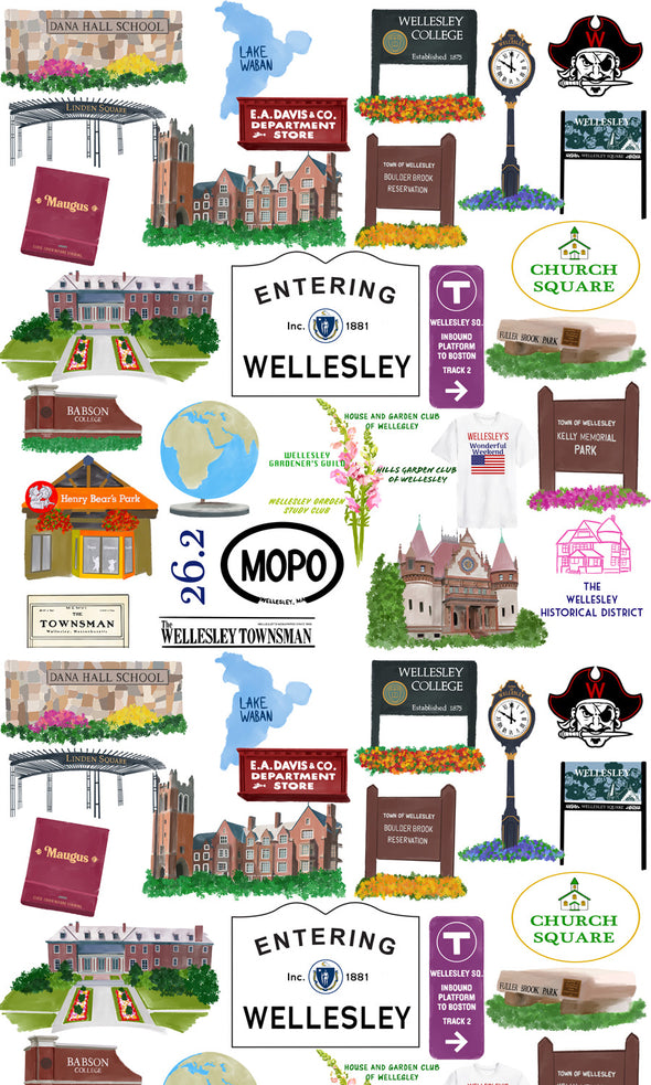 Wellesley, Massachusetts Gift Wrap