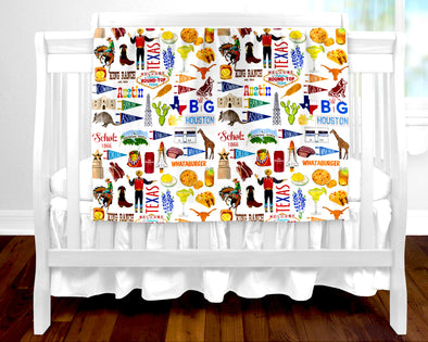 Iconic Texas Baby Blanket