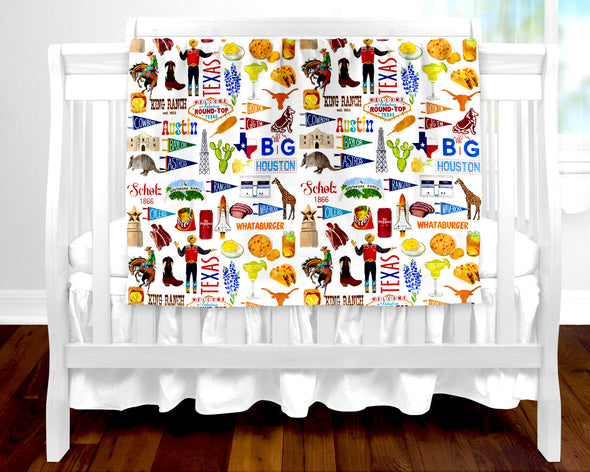 Iconic Texas Baby Blanket