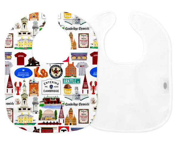 Cambridge, Massachusetts baby bib