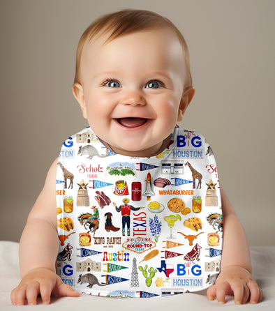 Iconic Texas Baby Bib