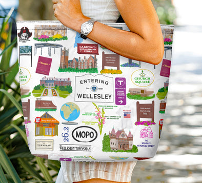 Wellesley, MA  oversized 'Everything Bag'