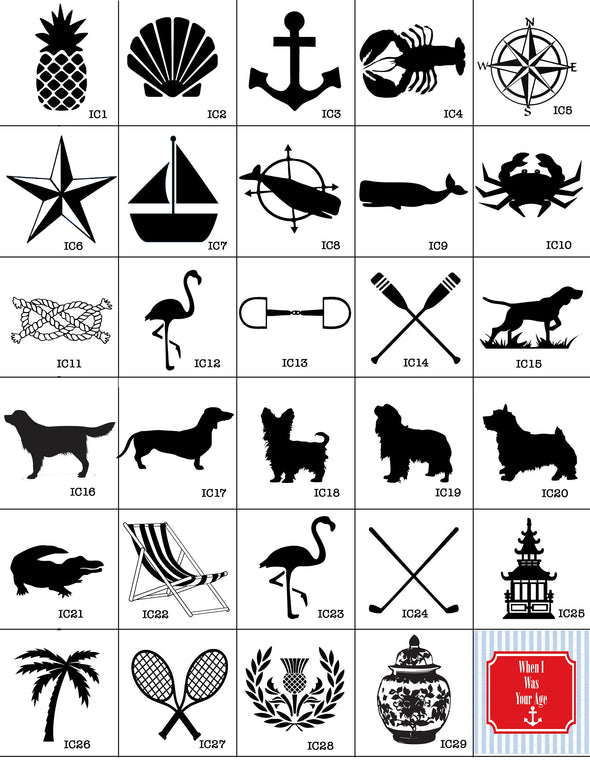 Wicker Striped Personalized Notepad