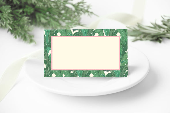 Banana Leaf Place Cards