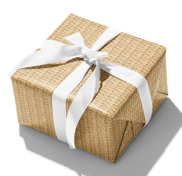 Wicker Print Gift Wrap