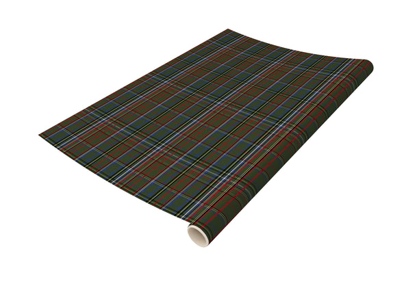 Olive Tartan Gift Wrap