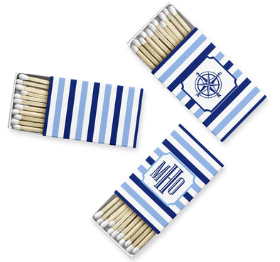 Blue Striped Matches