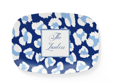 Blue Leopard Thermosaf Platter