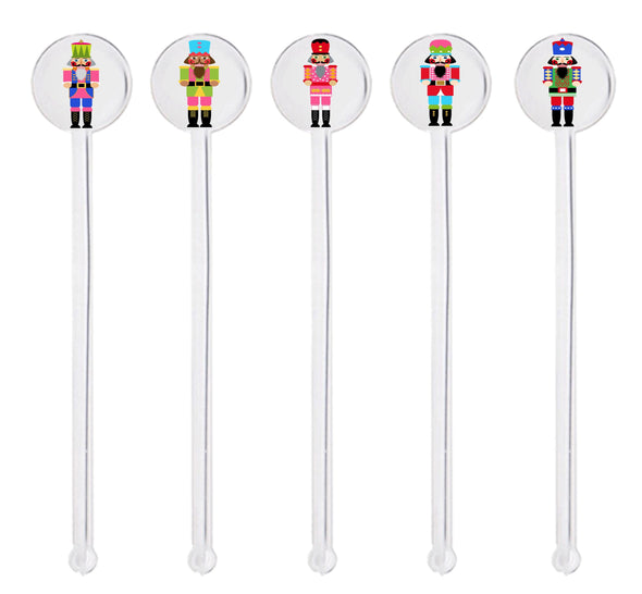 Nutcracker Swizzle Sticks - Set of 10