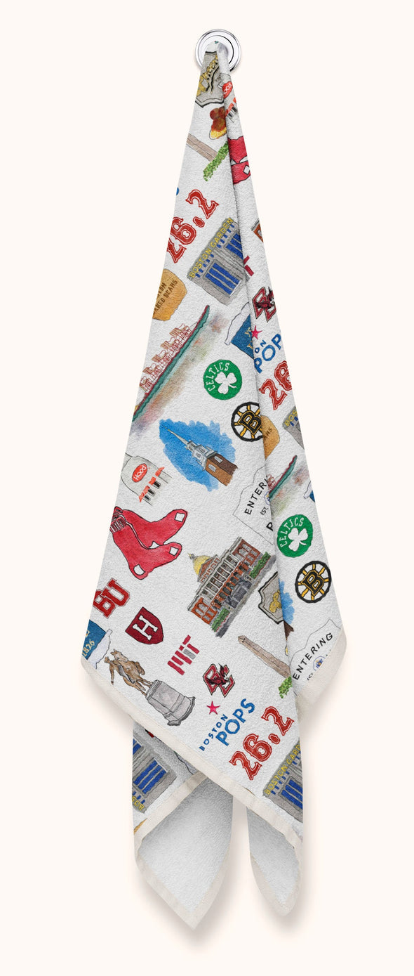 Iconic Boston Massachusetts towel