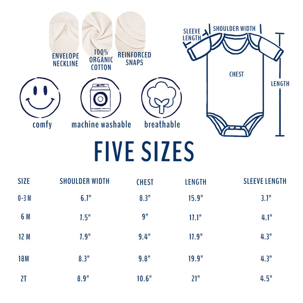 Iconic Rhode Island Baby  Bodysuit