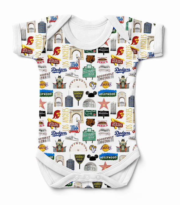 Iconic Los Angeles Baby  Bodysuit