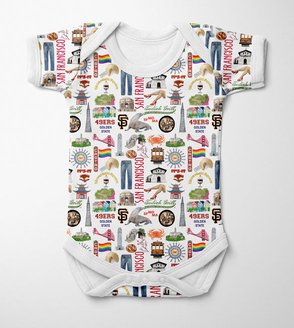 Iconic San Francisco Baby  Bodysuit