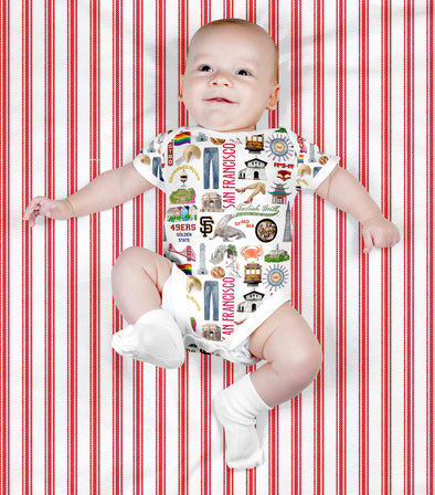 Iconic San Francisco Baby  Bodysuit