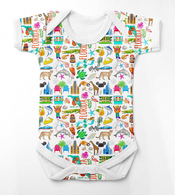 Iconic Florida Baby  Bodysuit