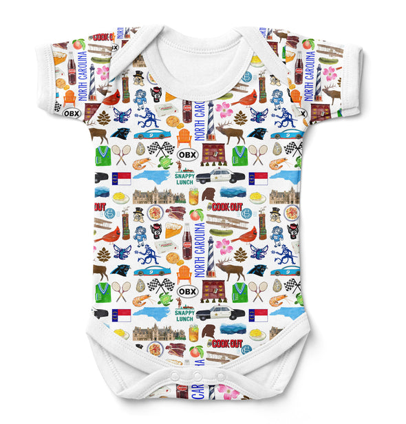 Iconic North Carolina Baby  Bodysuit
