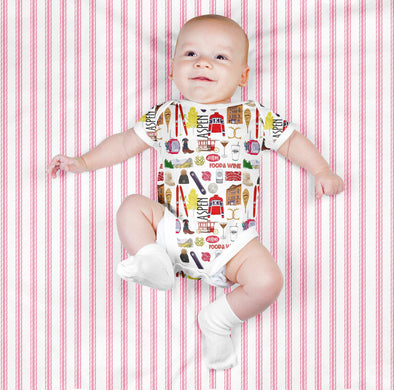 Iconic Aspen Colorado Baby  Bodysuit