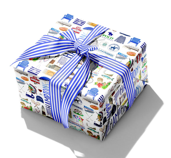 Iconic Hamptons Watercolor Gift Wrap