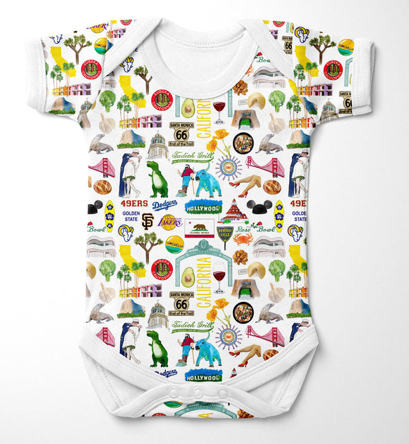 Iconic California Baby  Bodysuit