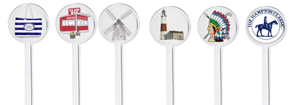 Iconic Hamptons Swizzle Sticks - Set of 12