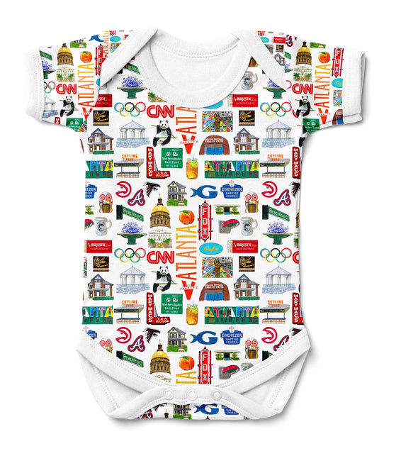 Iconic Atlanta Baby  Bodysuit