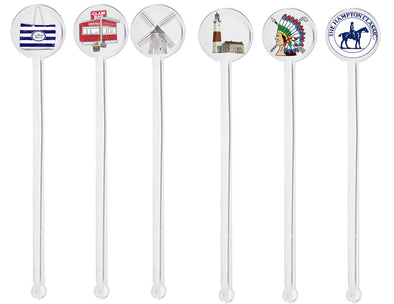 Iconic Hamptons Swizzle Sticks - Set of 12
