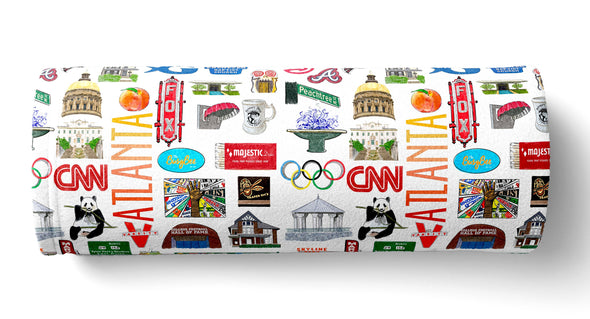 Iconic Atlanta Georgia Baby Blanket