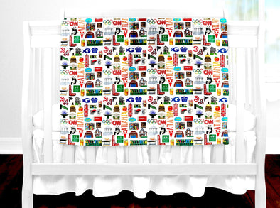 Iconic Atlanta Georgia Baby Blanket