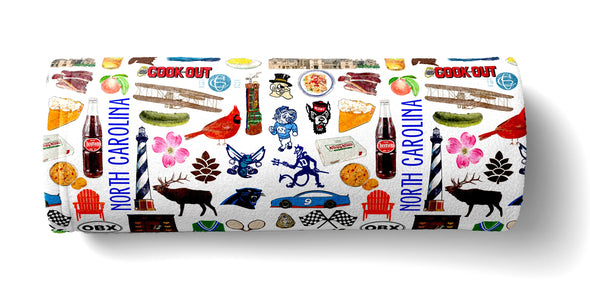 Iconic North Carolina Baby Blanket