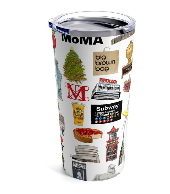 Iconic Maryland Watercolor 20 ounce Stainless Steel Hot/Cold Cup