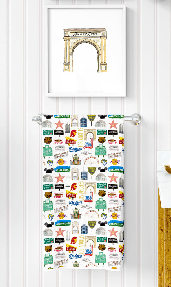 Iconic Los Angeles towel