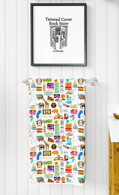 Iconic Denver Colorado towel