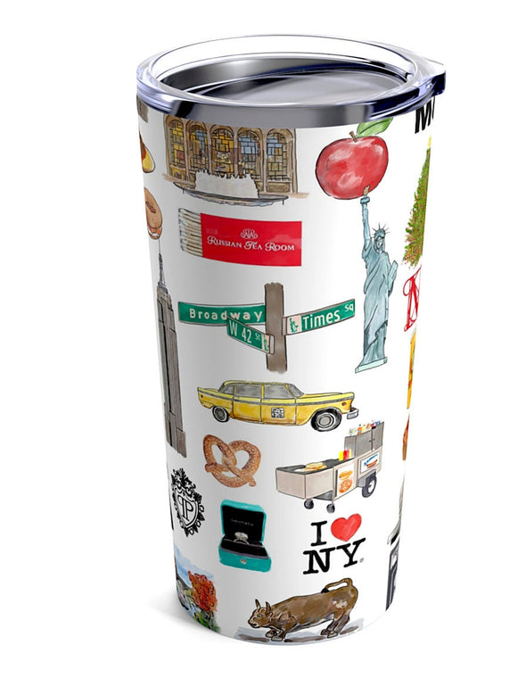 Iconic Maryland Watercolor 20 ounce Stainless Steel Hot/Cold Cup