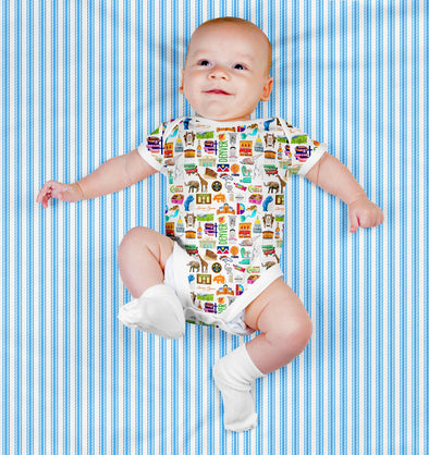 Iconic Denver Colorado Baby  Bodysuit