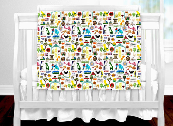 Iconic California Baby Blanket