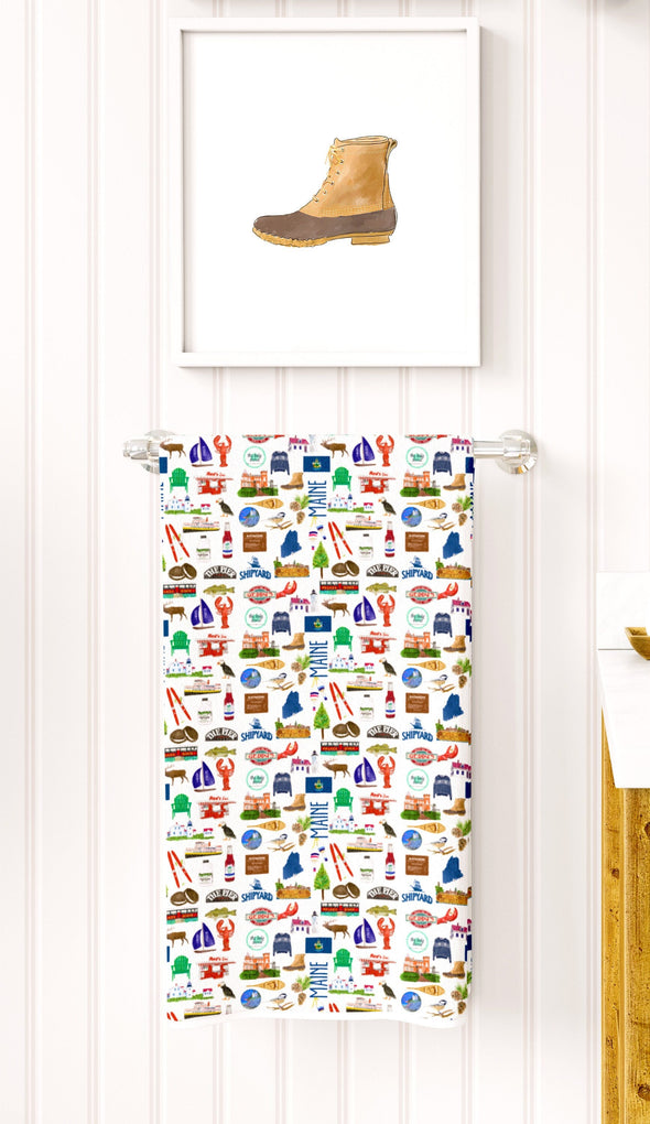 Iconic Maine towel