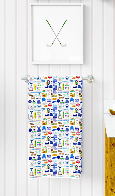 Iconic Hamptons NY towel