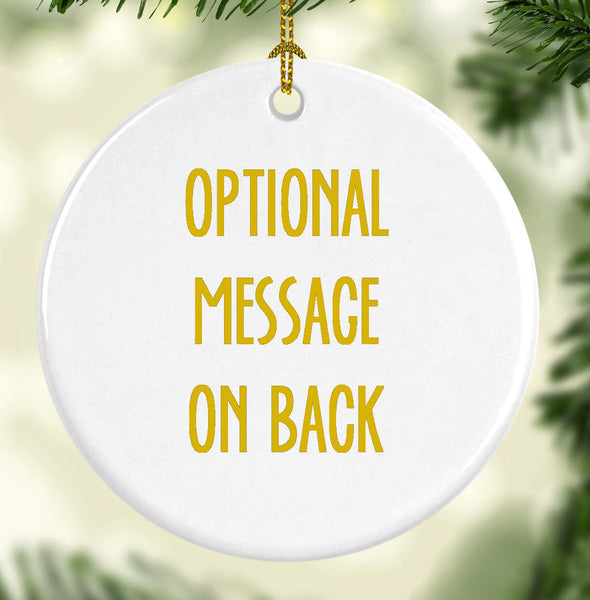 Iconic Los Angeles Capitol Records Round Porcelain Ornament