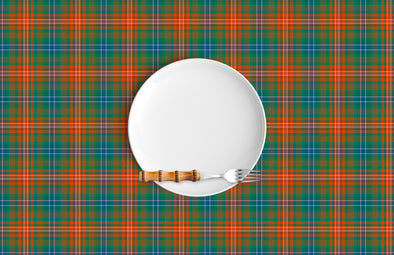 Disposable Wilson Tartan Placemats - tear-away pad of 24