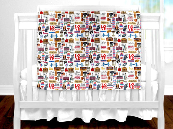 Iconic Philadelphia Baby Blanket