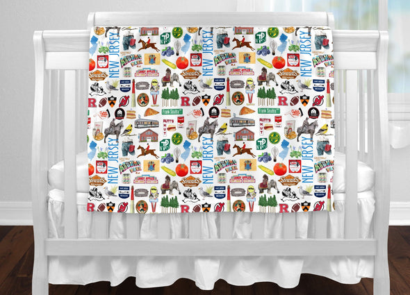 Iconic New Jersey Baby Blanket