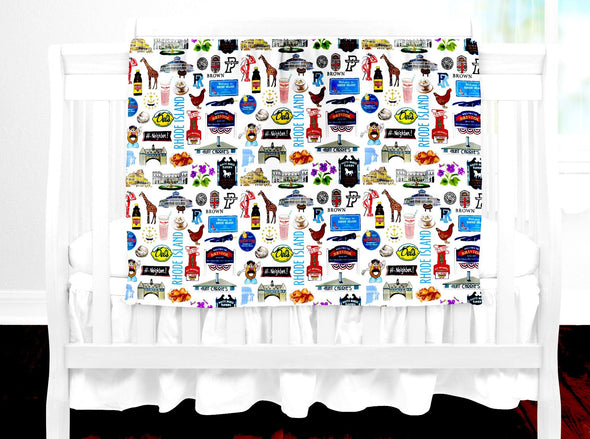 Iconic Rhode Island Baby Blanket