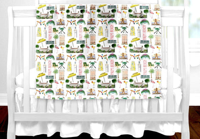 Iconic Palm Beach Baby Blanket