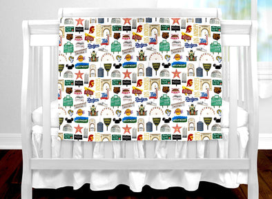 Iconic Los Angeles Baby Blanket