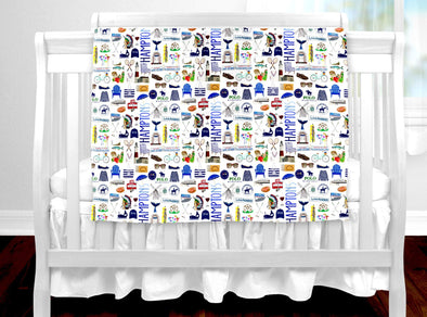 Iconic Hamptons Baby Blanket