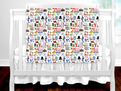 Iconic Massachusetts Baby Blanket