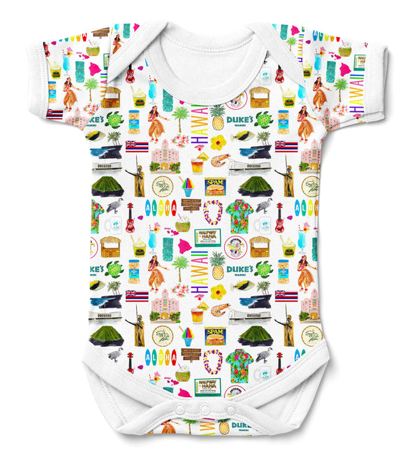 Iconic Hawaii Baby  Bodysuit