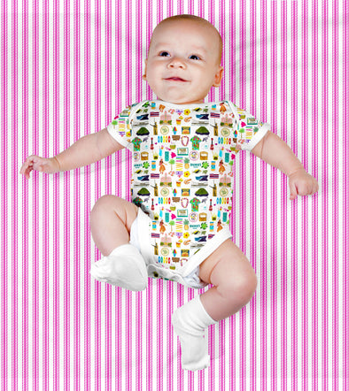 Iconic Hawaii Baby  Bodysuit